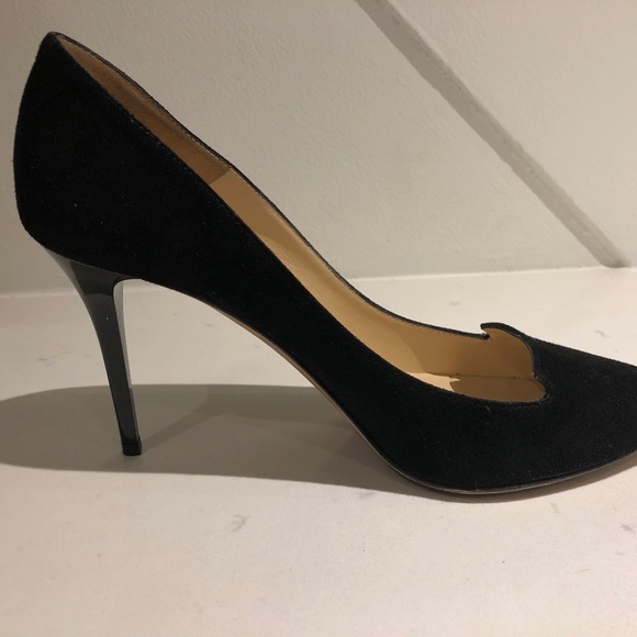 Jimmy Choo black suede pumps EU 38.5 - Picture 2 of 5
